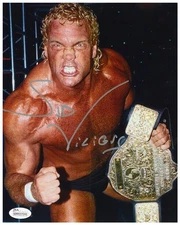 Sid Vicious Signed WWE 8x10 Photo (JSA COA)