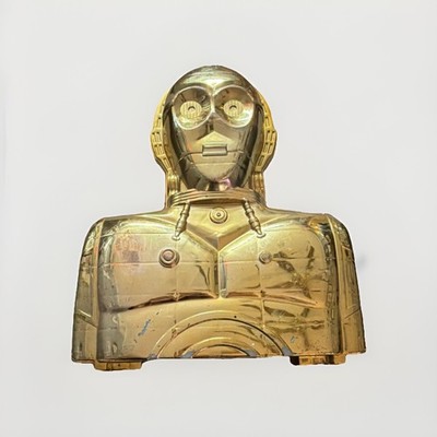 Star Wars C-3PO Actionfigur Tragetasche Gold Kunststoff Aufbewahrungsbox