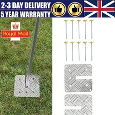 CamperVan Awning 2set Leg Plates Ground Pegs For Fiamma Omnistor Thule Motorhome