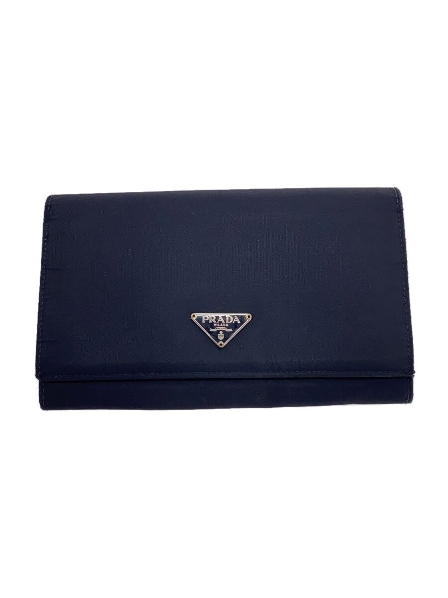 PRADA Black Nylon Long Wallet for Women M608-image