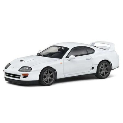 Solido Toyota Supra MK4 2JZ 2001 White JDM Sports Car Model Collectible 1/43