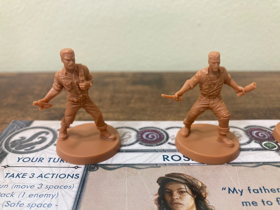 Cthulhu Death May Die Season 4 Expansion Investigators x6 with cards/tokens CMON - Image 2 of 4