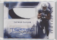 2017 Panini Origins Rookie Taywan Taylor #138 Jumbo Patch Auto x4f