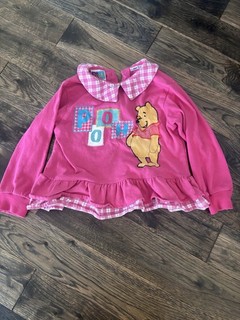 Suéter de guinga vintage Disney Winnie The Pooh 3T