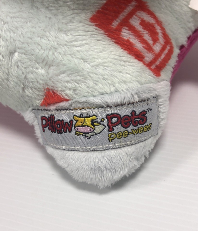 One Direction 1D Pillow Pet Pink 30cm Embroidered Signatures eBay