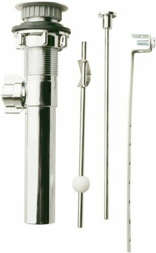 PLUMB PAK PP820-70 Plastic Chrome 1-1/4-in Drain System Lavatory Pop-Up Assembly - Picture 1 of 1