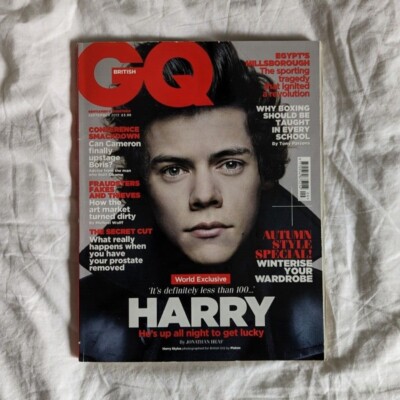 British GQ Magazine, September 2013, Harry Styles