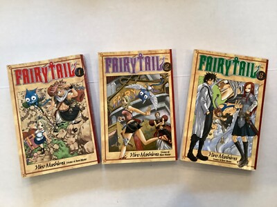 Fairy Tail Fairy Tale Manga Volumes 1-3, 1 2 3 Hiro Mashima Lot - English Comics
