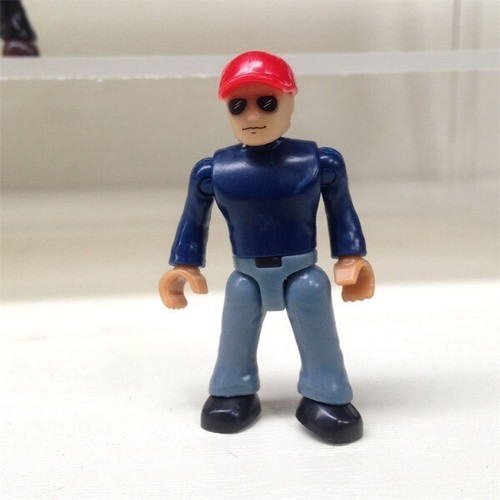 Mega Bloks CAT Firefighter Prisoner Building Blocks Figure Model Doll Toy 1X - Picture 4 of 25