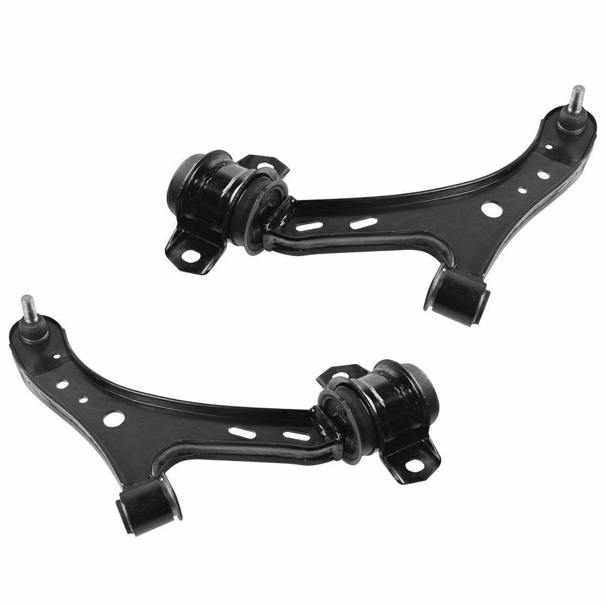 TRQ New Front Lower Control Arm LH RH Sides Set For 2005-2010 Ford Mustang