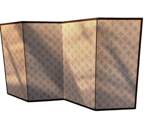 Pantalla Plegable Byobu Oro Edo People Life Panel Japonés H92 x W160cm Montaña - Imagen 20 de 20