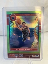 Jordan Poole 24-25 NBA Hoops No 190 Lime Green /149