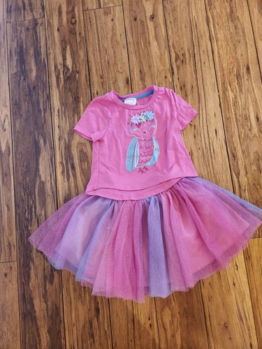 Pinky los angeles matching set shirt and a Tutu skirt, girls 4T - 第 1/3 張圖片