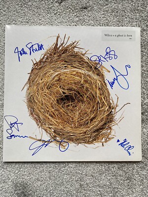 Wilco A Ghost Is Born Signed Vinyl Jeff Tweedy Autograph Autogramm Schallplatte
