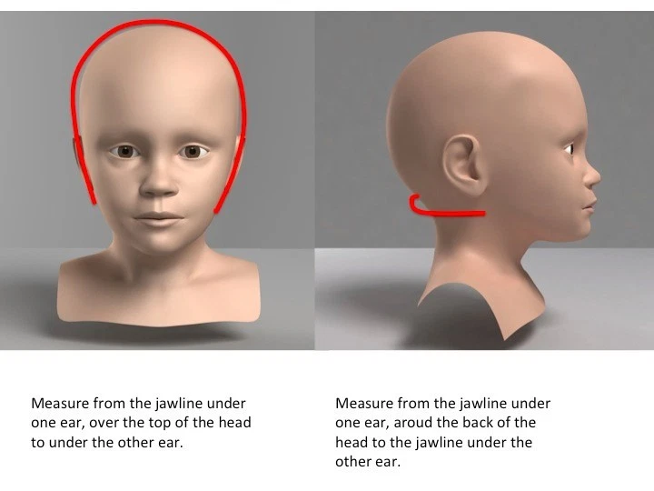 Sombrero para el sol para bebé niño pequeño ROJO SÓLIDO algodón encaje ribete sombrero talla nb, 3,6,9,12,18 meses Foto 2 de 3