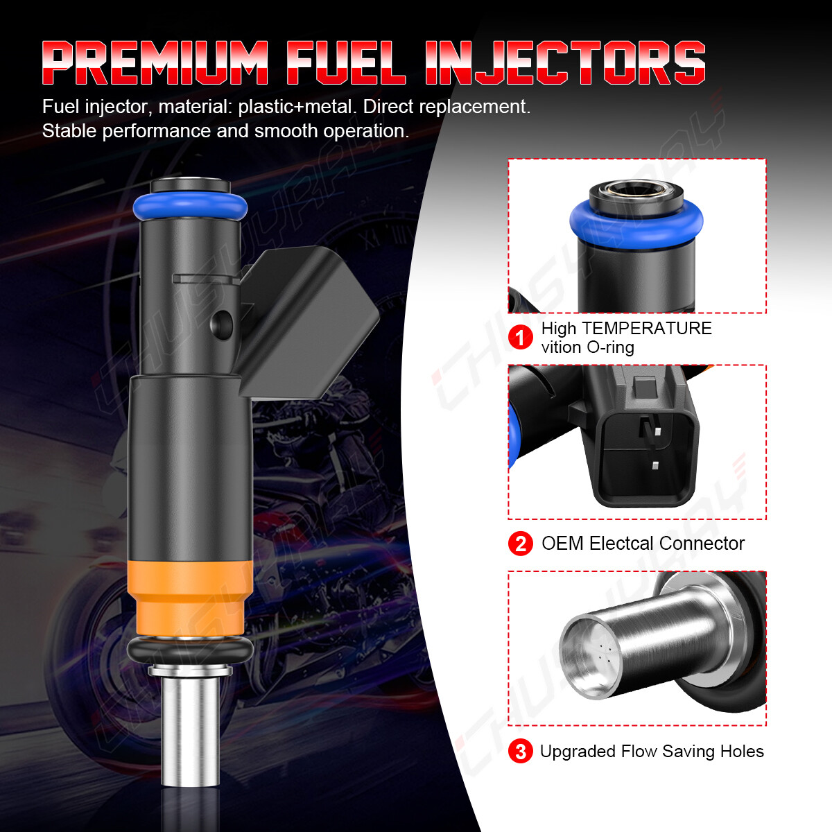 8X 05037479AA Fuel Injectors NEW Upgrade For 2011-2017 2018 Ram 1500 5 ...