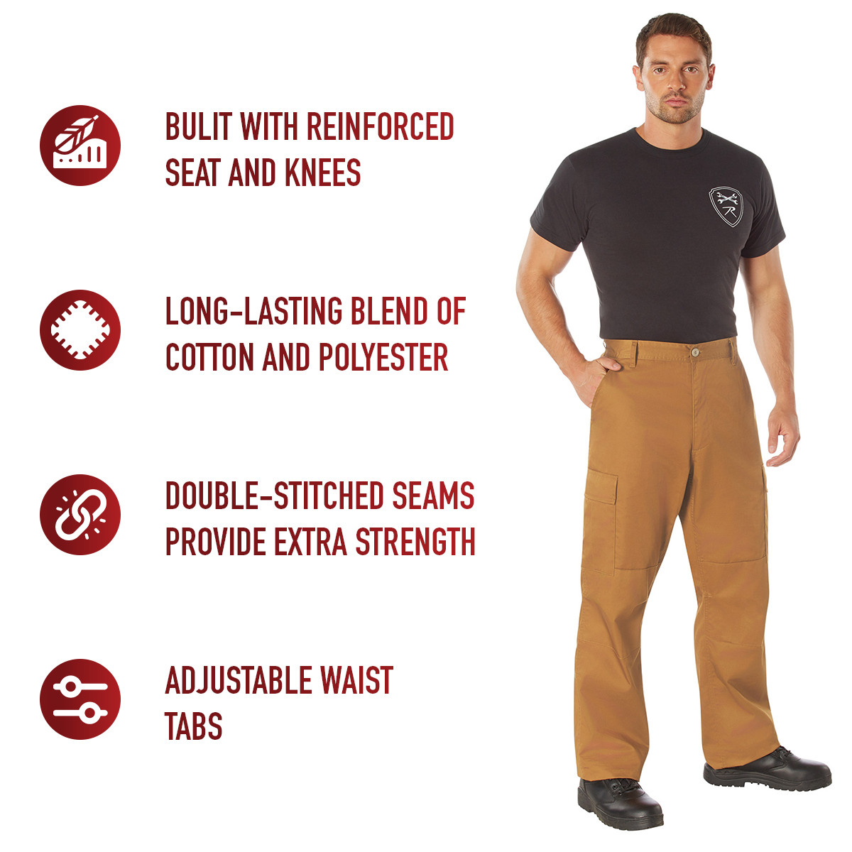 Rothco Relaxed Fit Zipper Fly BDU Pants # 2971