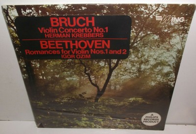 WL1137 Bruch Violinkonzert Krebbers & Beethoven Romanzen Igor Ozim Neu Versiegelt
