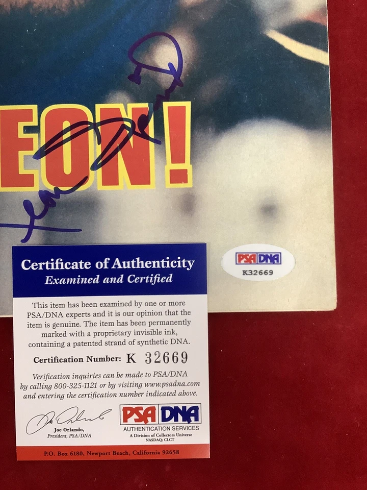 Leon Spinks Signed Sports Illustrated Boxing Autograph 2/27/78 Teeth PSA/DNA - Image 3 of 4