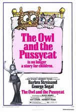 THE OWL AND THE PUSSYCAT Movie POSTER 27x40 Barbra Streisand George Segal Robert