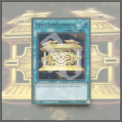 golden sarcophagus yugioh card list Yu-Gi-Oh! TCG: 2019 Gold Tin (Set of 3) : Toys & Games Unicorn Cards YuGiOh GOLD SARCOPHAGUS MGED Premium