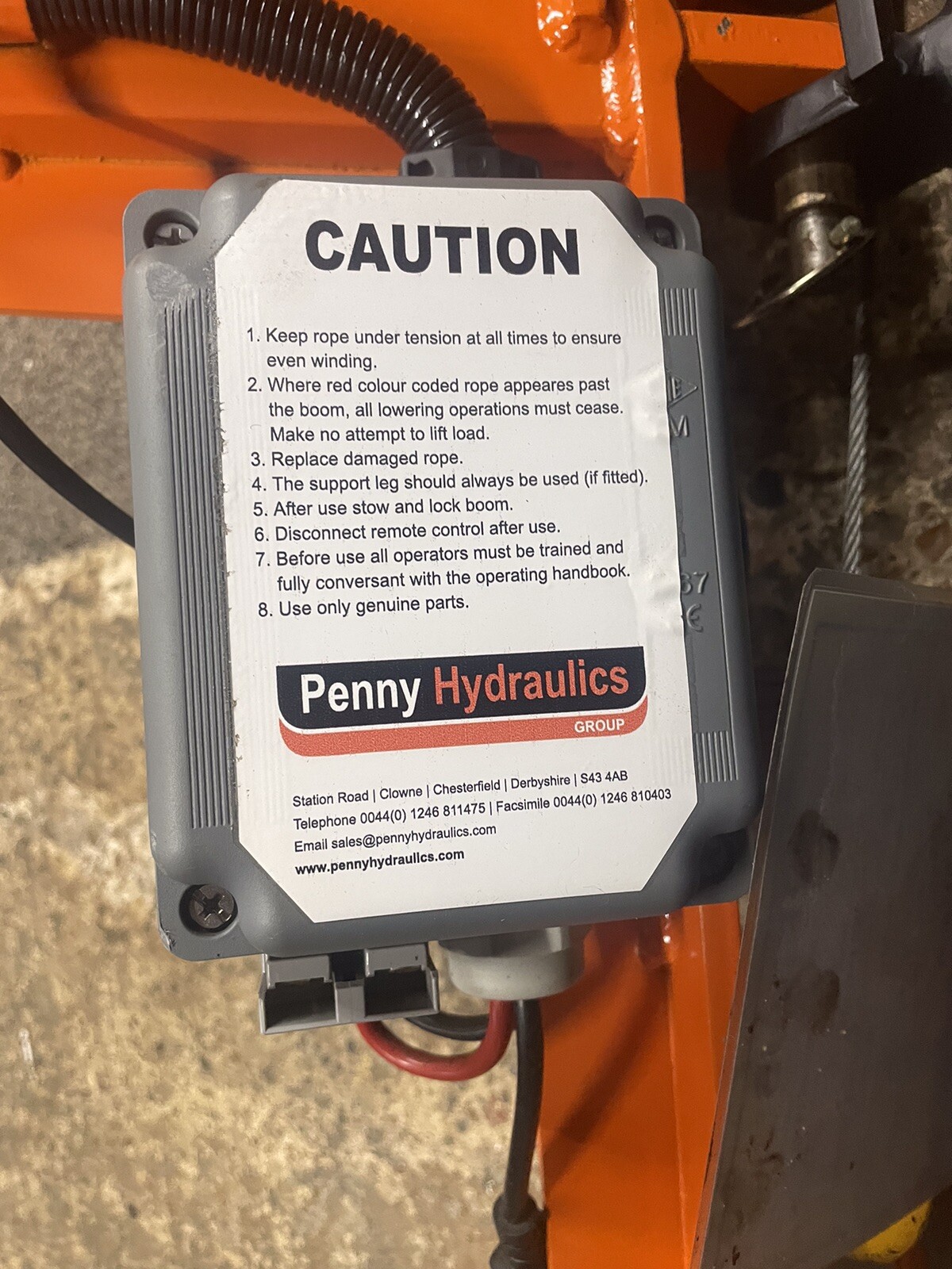 PENNY HYDRAULICS 150KG SWING LIFT CRANE eBay
