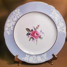 Spode Copeland - Maritime Rose - Dinner Plate Blue 10 3/4" Excellent Used Cond.