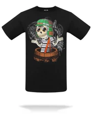 El Chavo Del 8 Karani Art T-Shirt Adult Unisex Black Short Sleeve