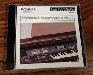 Technics Organ Patterns & Registrations Vol 6 (Music Disk Collection for EN3)