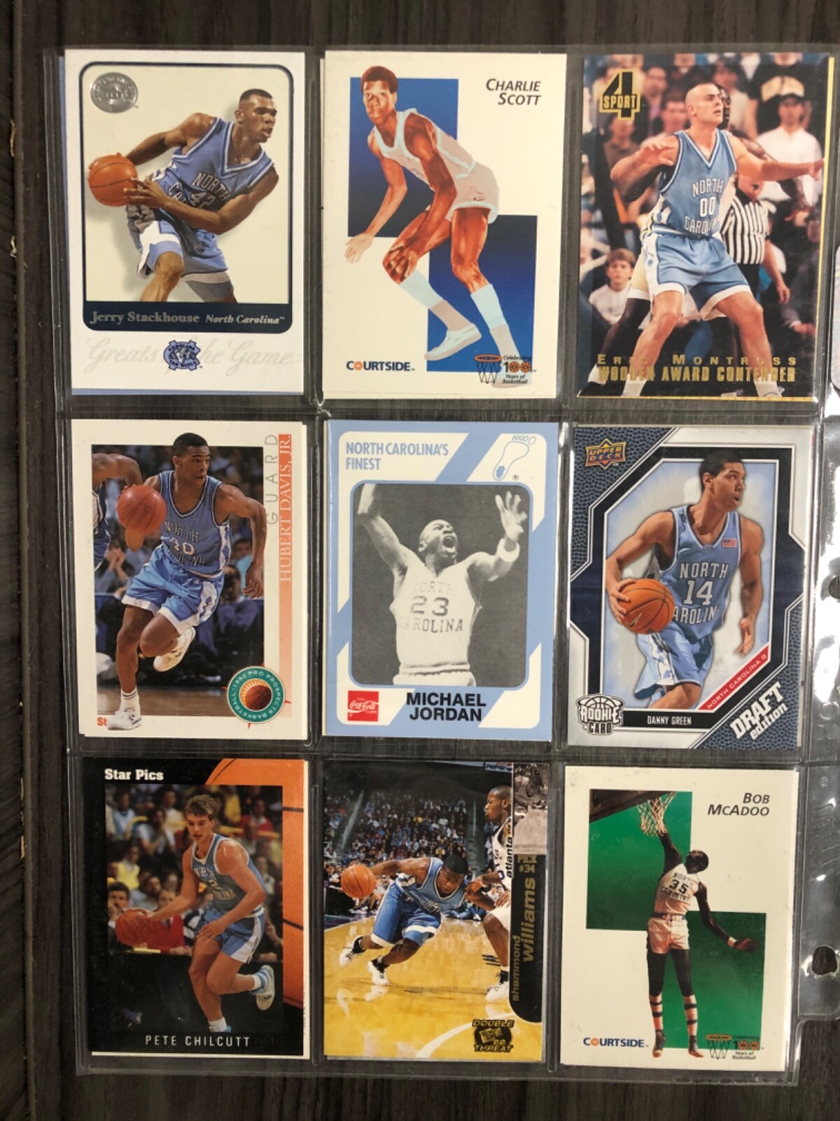27 UNC Tarheels Basketball Cards Ford Jordan Hansbrough Carter Scott Stackhouse
