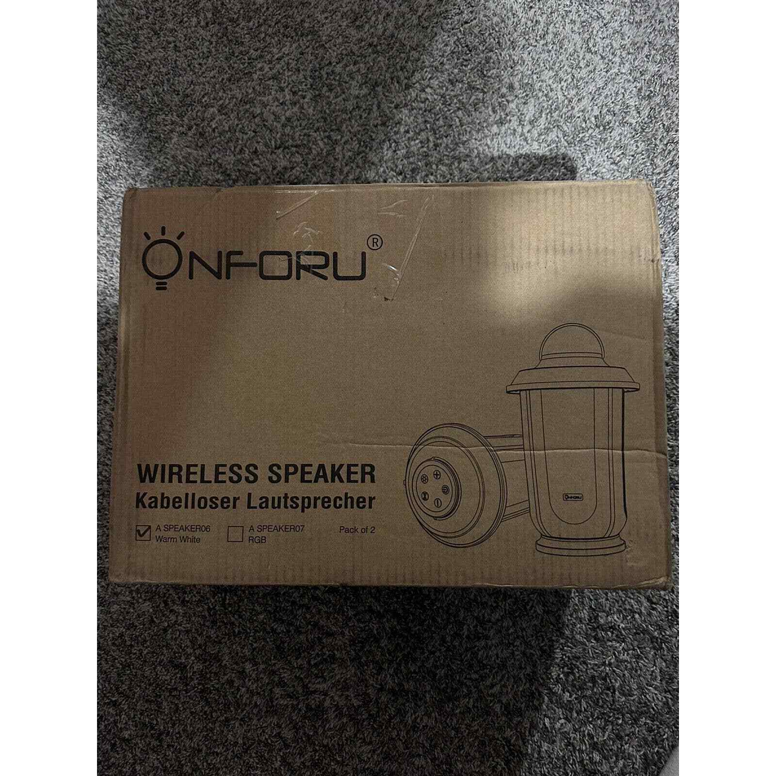 NEW Onforu Outdoor Speakers Bluetooth Wireless Waterproof Party