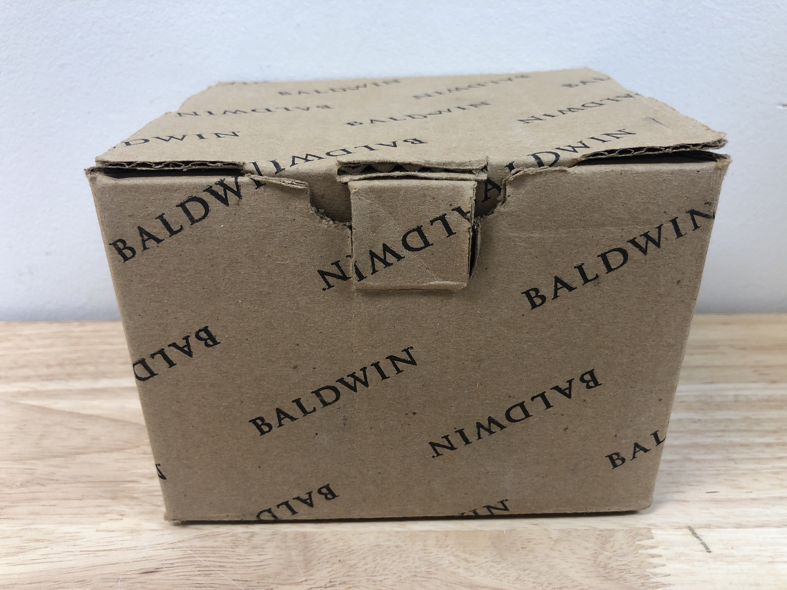 Baldwin 5455V Privacy Door Lever with 5048 Rose - Satin Brass