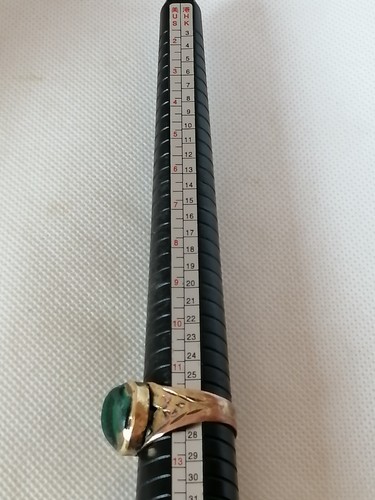 Rare Extremely Ancient Bronze Ring Viking Artifact With Natural Stone - 第 3/11 張圖片
