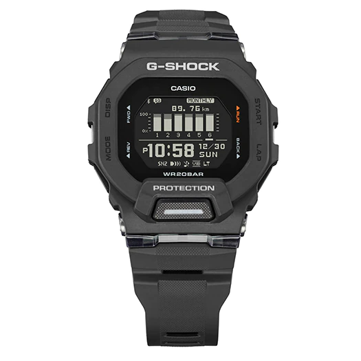 CASIO G-SHOCK GBD-200-1DR Black Digital Resin Men's Watch for sale