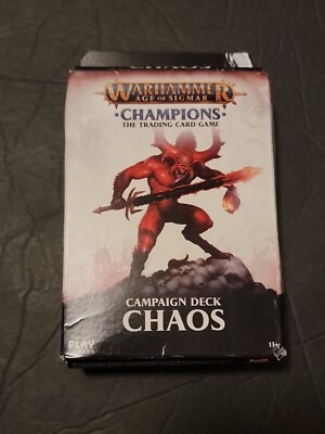 Warhammer Age of Sigmar Champions Campaign Deck ''CHAOS''