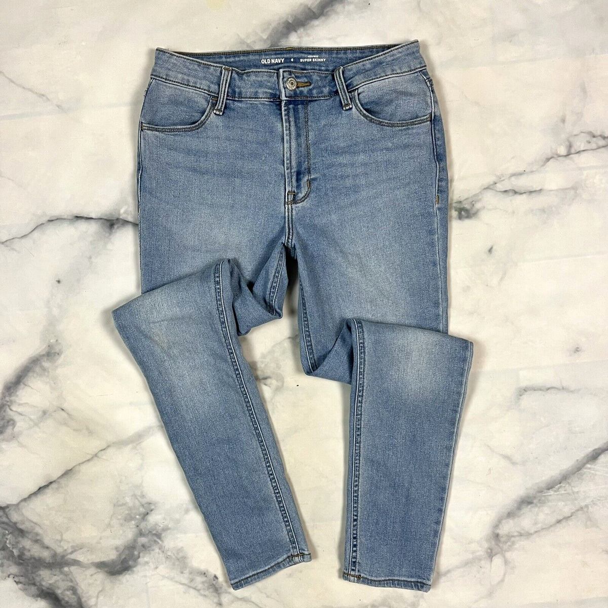 Old Navy Wow Super Skinny Jeans Size High Rise Santa Catarina Wash 734894