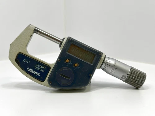 MITUTOYO 0-1" .00005" .001mm Digital Inspection Micrometer | Pre-owned 1pc