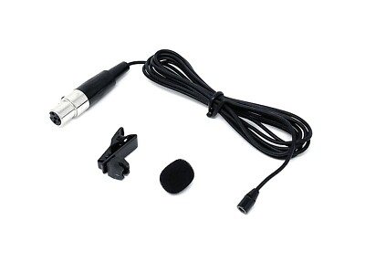 Lavalier Mic with 4-pin XLR Plug for Shure Belt Packs