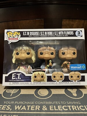 Funko Pop! Movies E.T. 40th Anniversary E.T. 3 Pack Vinyl Figures