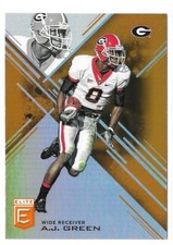 A.J. Green 2017 Panini Elite Draft Picks Aspirations Orange #1 Georgia Parallel