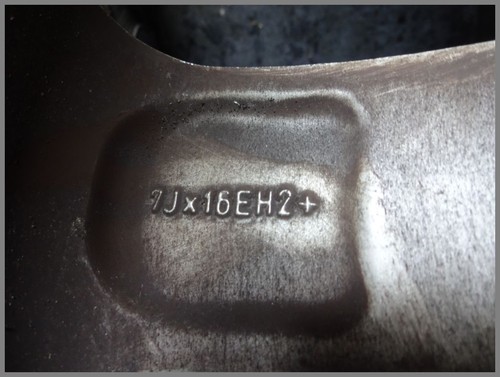 Mercedes Benz Design W211 Alufelgen 7x16 ET38 7,0x16 Felgen KBA47824 SET B1011 - Picture 7 of 9