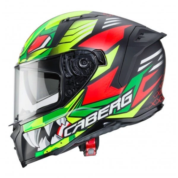 Caberg Avalon Giga Matt Black Yellow Red Fluo, photo 3 of 4