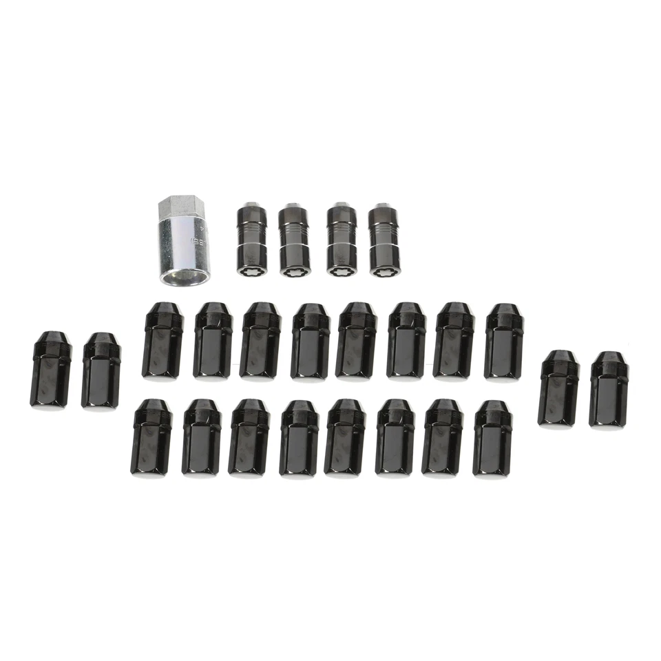 原始设备制造商全新 18-23 别克凯迪拉克雪佛兰 GMC 车轮凸耳螺母和锁套件 85105299 — 第 2/4 张图片