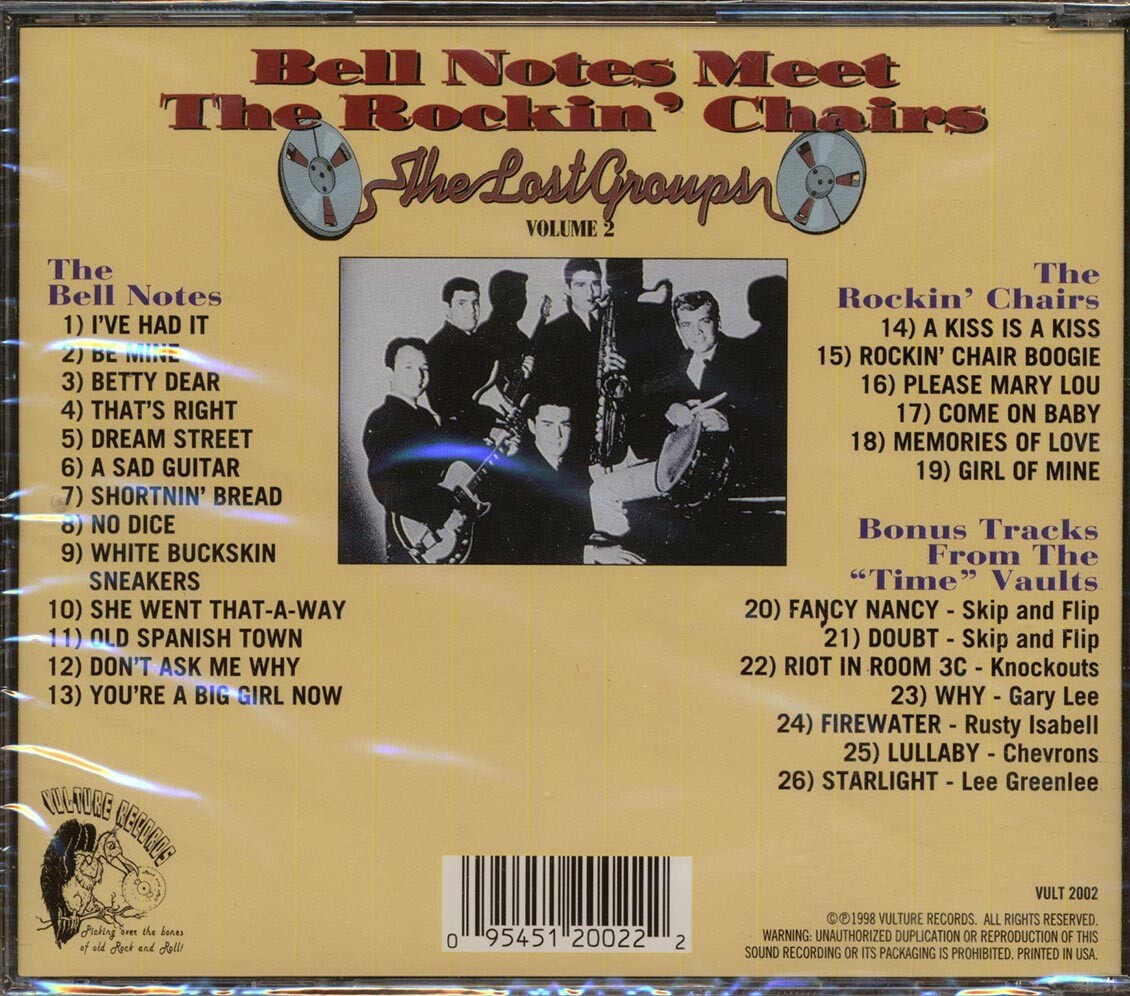 CD Bell Notes, The Rockin' Chairs, Skip & Flip, Etc. - The