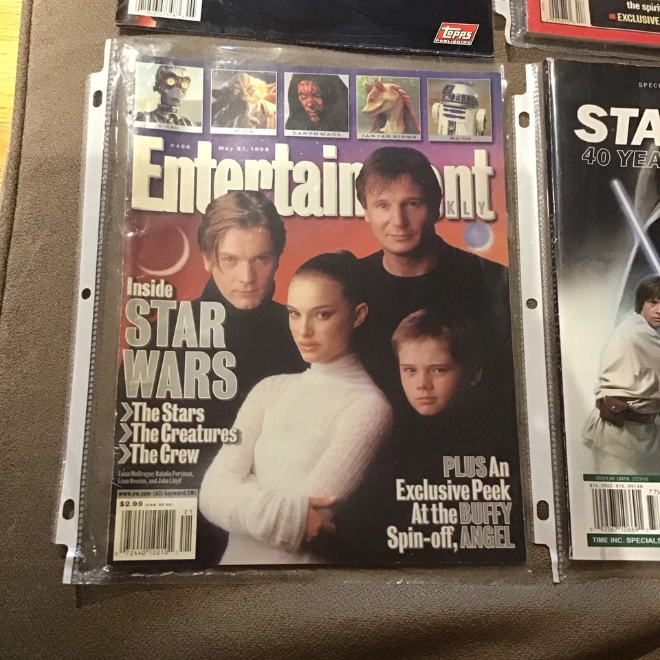A Lot Of Vintage 90s Collectible Star Wars Magazines - Image 2 of 4