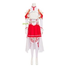 Anime Sword Art Online SAO Cosplay Yuuki Asuna Costume Party Dress Up Halloween