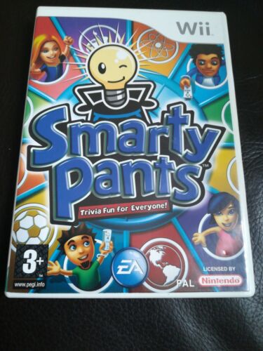 Smarty Pants (Wii) PEGI 3+ upto 4 player party quiz game vgc see pics for info.. - Afbeelding 1 van 3