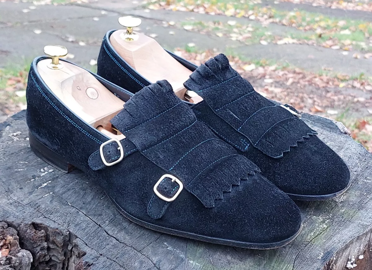 Double shop buckle loafers