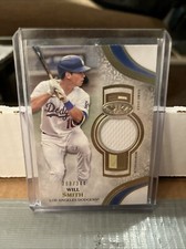 2021 TOPPS TIER ONE WILL SMITH DODGERS GAME USED RELIC CARD #ED /344