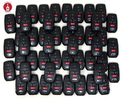 OEM Lot x 50 Toyota Sienna '21-'25 Remote Entry Smart Key Used Bulk -HYQ14FBX-